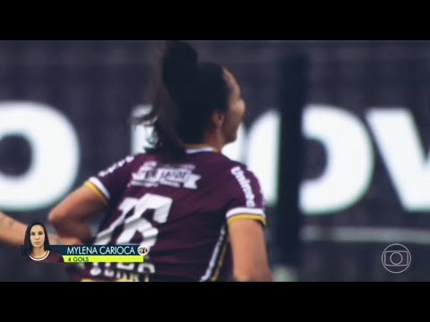 Gol de Mylena Carioca - Corinthians 2 x 1 Ferroviária pela Final do Brasileirão Feminino 2023