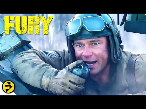 FURY | Skirmish With A Tiger Tank | Brad Pitt | Movie Scene
