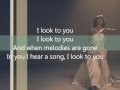 Whitney Houston I Look To You Lyrics.wmv