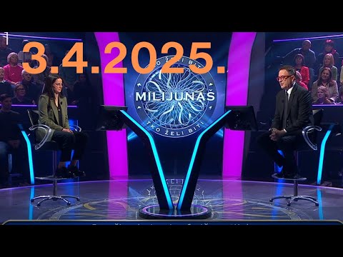 Tko želi biti milijunaš - 3.4.2025.