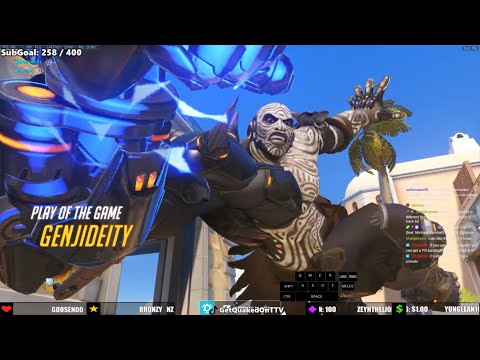 Overwatch Agressive Doomfist Gameplay By Rollout Doomfist God GetQuakedOn -POTG-