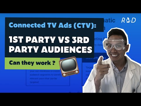 Connected TV Ads (CTV): Can they work? & 1st Party vs  3rd Party Audiences  - Directive R&D