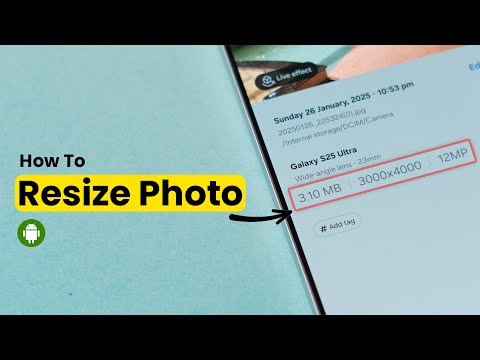 How To Resize Photo on Android?