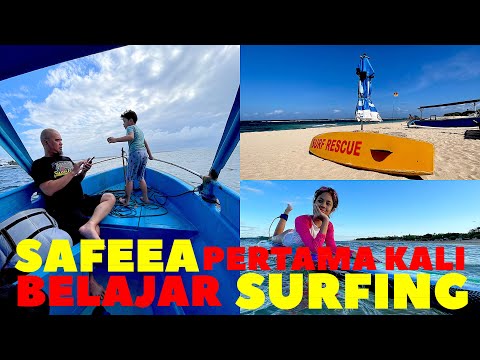 PUTRI AHMAD DHANI, SAFEEA AHMAD BELAJAR SURFING DI BALI⁉️