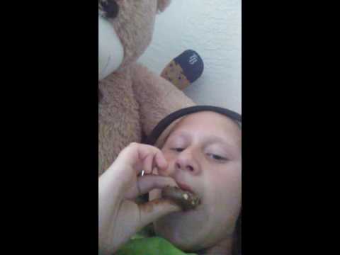 Trying and playing with choclate