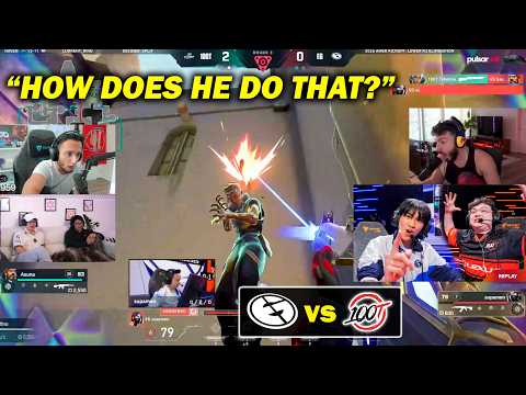 FNS Tarik Shanks & s0m React to INSANE Moments From 100T vs EG (Elimination Match)