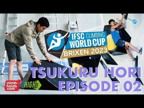 IFSC Worldcup Brixen 2023 - Meet the Routesetters: Tsukuru Hori - Behind the scenes routesetting
