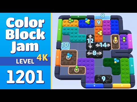 Color Block Jam Level 1201 (1202) | Every Puzzle Solved! 🎯