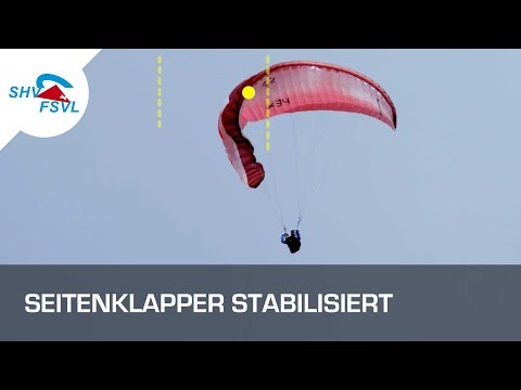 Seitenklapper stabilisiert
