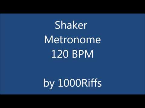 Shaker Metronome 120 BPM - Beats Per Minute