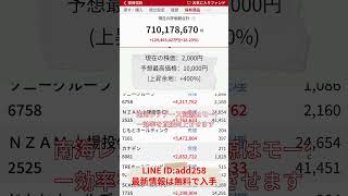 #株式 #投資#急騰株#日本株 #資産運用 #投資初心者 #株式投資 #最新情報 #お金の勉強 #長期投資 #配当金 #老後資金 #株価 #高配当株 #資産形成40代 #資産形成50代 #資産形成60