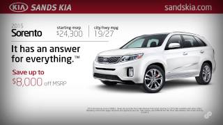 preview picture of video '2015 Kia Sorento Purchase Special Sands Kia January 2015 - SP'