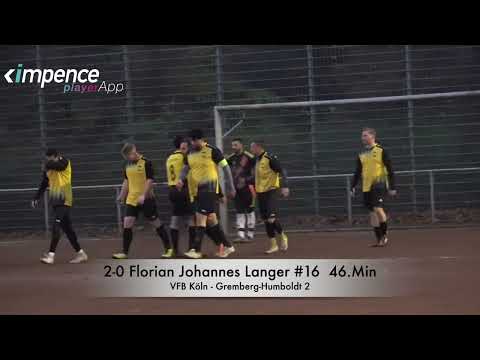 VFB 05 Köln RRH - SV Gremberg-Humboldt 2| Pass Schuss Tor