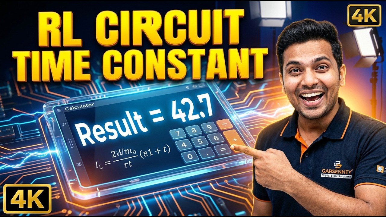 Rl Circuit Time Constant Interactive Calculator