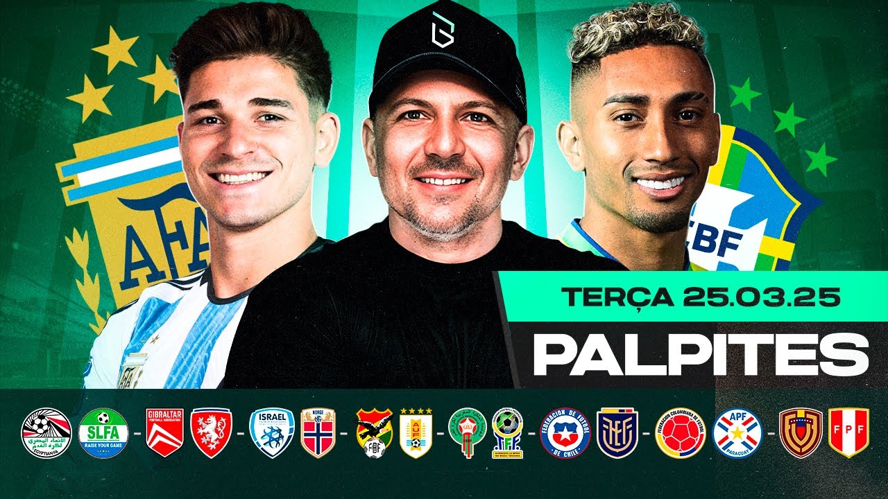 PALPITES DE FUTEBOL PARA HOJE 25 03 2025 (TERÇA-FEIRA) + BILHETE PRONTO | Boleiros Tips