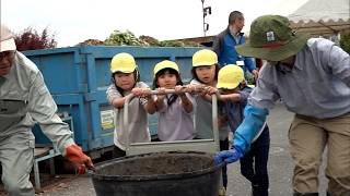 4月15日【びわ湖放送ニュース】ブルーメの丘のかわいい動物が一日警察署長「交通ルールを守～るモット」