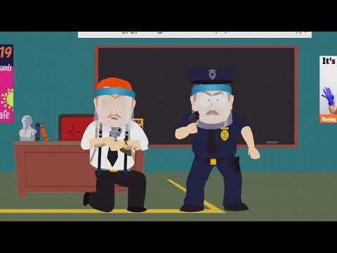 Token gets shot by Police - South Park Pandemic Special