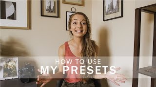 How To Use My Presets! | Presets for SALE!