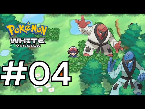 Pokémon White 100% Pokedex Walkthrough - Part #04: How to Catch Throh & Sawk