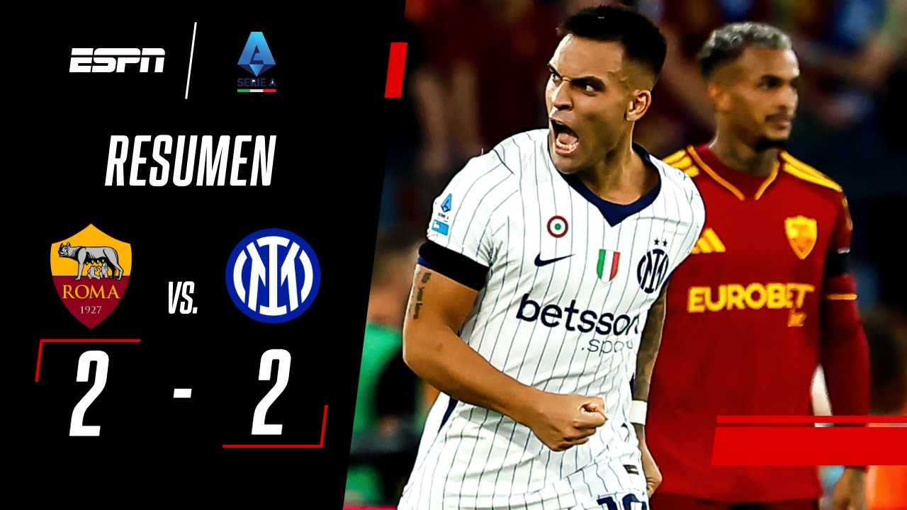 ¡EL TORO SALVÓ A INTER! DOBLETE DEL ARGENTINO PARA EL EMPATE ANTE LA LOBA | Roma 2-2 Inter | RESUMEN