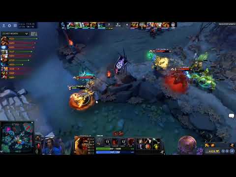 Newbee vs OG - OG Epic Fountain Farm @20min (1st game of BO3)