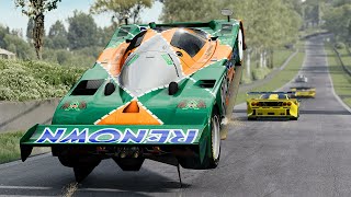 Racing Blowover Crashes #12 | BeamNG Drive