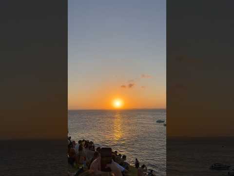 Espetacular pôr do Sol do Farol da Barra | Salvador | Ba ☀️