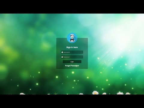 How To Create Transparent Login Form Using HTML and CSS HTML Form