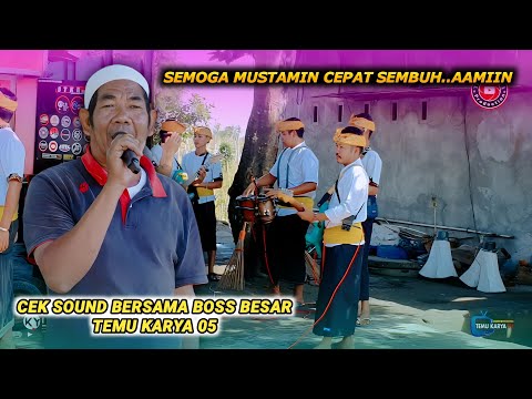 Pertama dalam sejarah..!! Moment cek sound hari ini bersama boss besar Temu karya 05