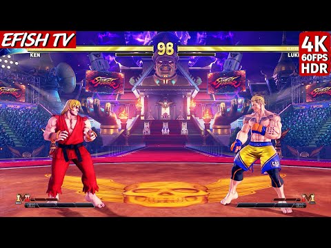 Ken vs Luke (Hardest AI) - Street Fighter V