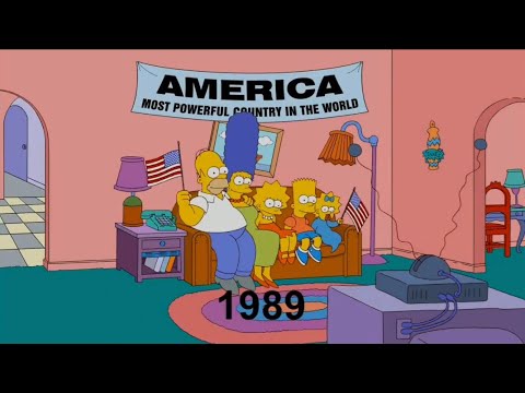The Simpsons 1989-2012 couch gag