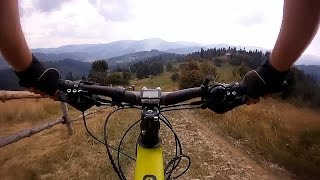 preview picture of video 'Powrót rowerem z Hali Rysianka w kierunku Rajczy'