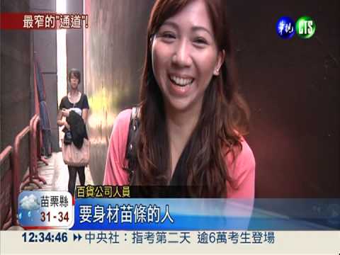 僅1巴掌寬! 超窄通道藏玄機