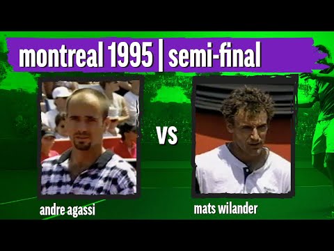 Agassi v Wilander 1995 Montreal Semi-Final