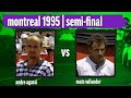Agassi v Wilander 1995 Montreal Semi-Final