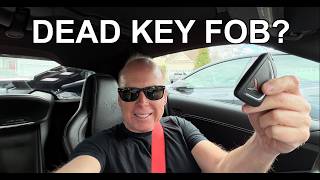 C8 Corvette: How to Open and Start with a DEAD Key Fob & How to Replace Battery