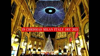 【#9 DEC 2020🇮🇹コ〇ナ禍イエローゾーン|イタリアミラノクリスマスの街並み|人気バールTERRAZZA DUOMO 21|老舗カフェMARCHESI 1824|イタリア在住 |海外VLOG】