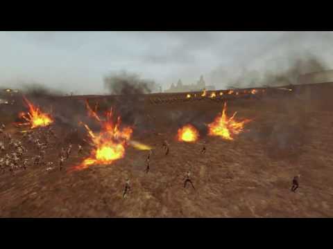 300 HELLSTORM ROCKETS VS. 13.000 ZOMBIES: Epic Mass Battle Total War: Warhammer