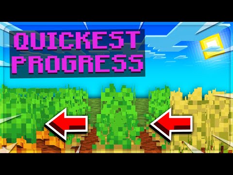Insane Fast Progression in Minecraft Skyblock PvPWars!