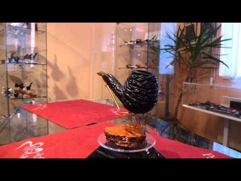 Brand new briar pipe PARONELLI giant apple handmade coral black - 181784277196