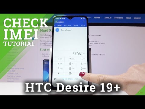 How to Check IMEI in HTC Desire 19+ – Serial Number / IMEI