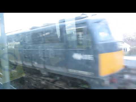 Passing IE 071 Class Locomotive 085 On The Materials Train In Bray Part 4