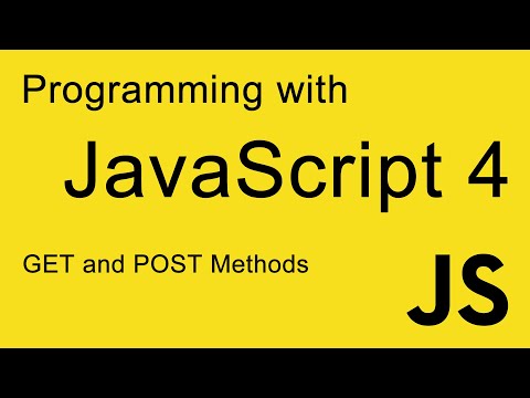 4 JavaScript Programming GET and POST Methods