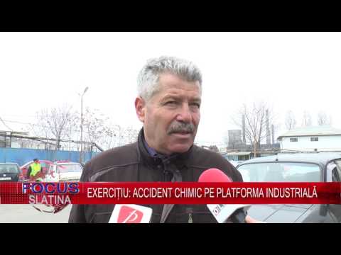 EXERCIȚIU-ACCIDENT CHIMIC PE PLATFORMA INDUSTRIALĂ (09.03.2017)