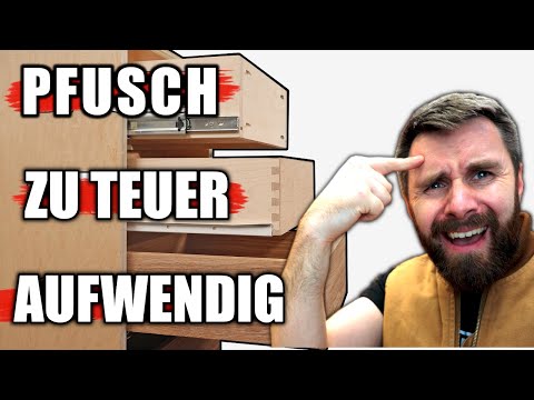 WIESO lerne ich DAS erst JETZT?! Diese TECHNIK verändert für IMMER wie du Schubladen baust!
