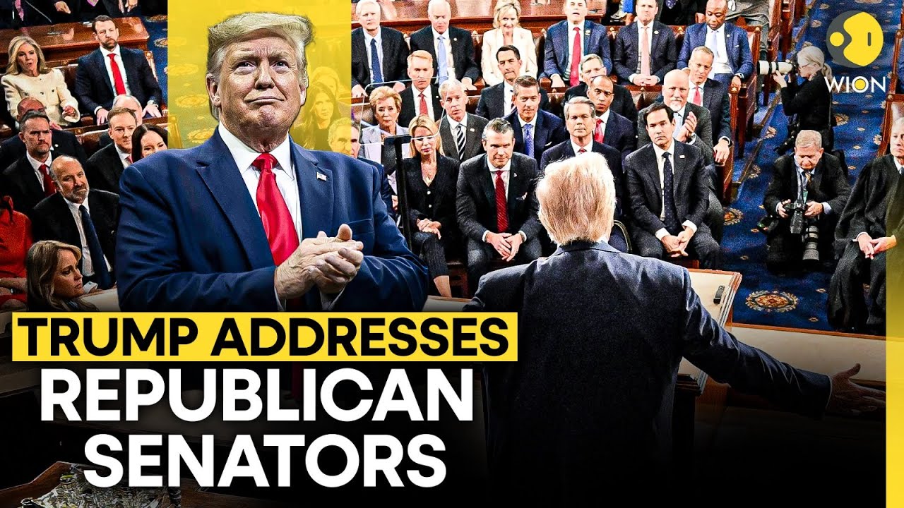 Trump LIVE: US President Addresses Republican Senators After Election Defeat in NYC, NJ & VA I USA