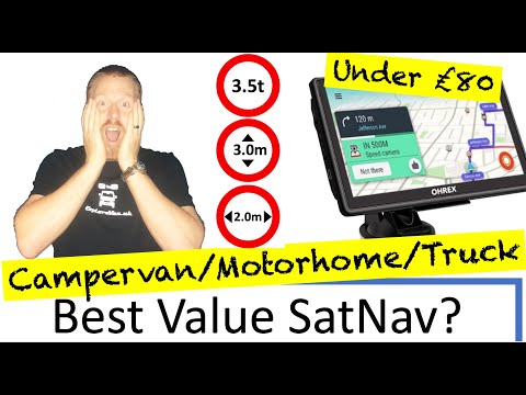 Best Value Campervan / Motorhome SatNav - Ohrex N76