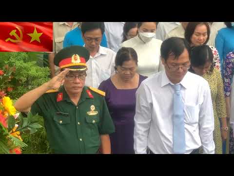 Đảng ủy, HĐND, UBND, UBMTTQVN phường Chánh Nghĩa tổ chức lễ viếng bia Tưởng nhớ Anh hùng liệt sĩ năm 2023