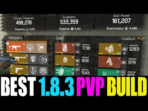 THE BEST PVP BUILD FOR NEW / RETURNING PLAYERS... (THE DIVISION 1.8.3)
