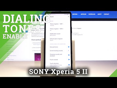 How to Enable Dial Pad Tones in Sony Xperia 5 II - Mute Dial Pad Sounds